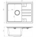 ALVEUS Set INTERMEZZO 30 Granitspüle 620x480 mm + Küchenarmatur AM 20, schwarz