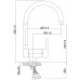 B-Ware! ALVEUS TINAX Vorfenster-Küchenarmatur, Chrom 480531-beschädigt!