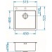 ALVEUS PURE 30 Edelstahlspüle, 515 x 525 mm 1103609