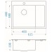 ALVEUS QUARTO 20 Edelstahlspüle, 615 x 480 mm 1124383