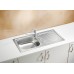 ALVEUS BASIC 80 Edelstahlspüle, 860 x 435 mm, Leinen1008993