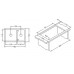 ALVEUS Algranitspüle CUBO 50 arctic 1054734