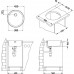 ALVEUS FORM 10 FI 90 Edelstahlspüle, 450 mm, Leinen 1084838