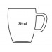BANQUET Keramik Tasse Braun 310 ml 20240A2991
