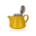BANQUET Bonnet Teekanne mit Deckel und Edelstahlsieb gelb 60GSSFYT138LY