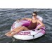 BESTWAY Hydro-Force Rapid Rider Schwimmring Pink mit Rückenlehne 122 x 48,5 cm 43953