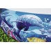 BESTWAY Family Pool Sea Ground, 262 x 157 x 46 cm 54118