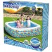 BESTWAY Family Pool Happy Flora, 229 x 152 x 56 cm, eckig 54120