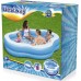 BESTWAY Splash View Family Pool mit Seitenfenster, 270 x 198 x 51 cm 54409