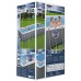 BESTWAY Power Steel Frame Pool 640 x 274 x 132 cm, Komplett-Set mit Sandfilteranlage 5612B