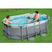 B-Ware!BESTWAY Power Steel Frame Pool 305x200x84 cm, Set mit Filterpumpe 5614A-ausgepackt!