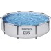 BESTWAY Steel Pro Max Frame Pool 305 x 76 cm, Set mit Filterpumpe 56408