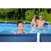 BESTWAY Steel Pro Frame Pool 300 x 201 x 66 cm, Set mit Filterpumpe 56411