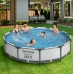 BESTWAY Steel Pro Max Frame Pool 366 x 76 cm, Set mit Filterpumpe 56416