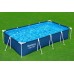 BESTWAY Steel Pro Frame Pool 400 x 211 x 81 cm, Set mit Filterpumpe 56424