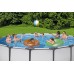 BESTWAY Steel Pro Max Frame Pool 457 x 122 cm, Set mit Filterpumpe 56438