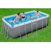 BESTWAY Power Steel Frame Pool-Set 412 x 201 x 122 cm, mit Filterpumpe 56456