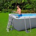BESTWAY Power Steel Frame Pool 488 x 244 x 122 cm, Komplett-Set mit Sandfilteranlage 56671