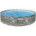 BESTWAY Power Steel Frame Pool 610 x 132 cm, Komplett-Set mit Filterpumpe 56883