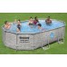 BESTWAY Power Steel Swim Vista Series Pool 488 x 305 x 107 cm, mit Sandfilteranlage 56946