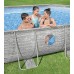 BESTWAY Power Steel Swim Vista Series Pool 488 x 305 x 107 cm, mit Sandfilteranlage 56946