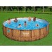 BESTWAY Power Steel Swim Vista Series Pool 549 x 122 cm, mit Filterpumpe 56977