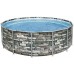 BESTWAY Power Steel Frame Pool 427 x 122 cm, mit Filterpumpe 56993