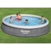 BESTWAY Fast Set Pool 457 x 84 cm, mit Filterpumpe 57313