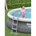 BESTWAY Fast Set Pool 457 x 107 cm, mit Filterpumpe, Rattan-Optik 57372