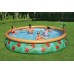 BESTWAY Fast Set Aufstellpool-Set 457 x 84 cm, mit Wassersprinkler und Filterpumpe 57416