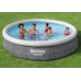 BESTWAY Fast Set Aufstellpool 366 x 76 cm, ohne Pumpe, Rattan-Optik 57443