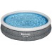 BESTWAY Fast Set Pool 366 x 76 cm, mit Filterpumpe, Rattan-Optik 57445