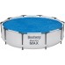 BESTWAY Solarabdeckplane 289 cm, für runde 305 cm Aufstellpools 58241