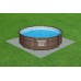 BESTWAY Flowclear Pool-Bodenschutzfliesen Set, 9 Stück á 50 x 50 cm, grau 58639