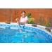 BESTWAY AquaSurge Poolpflege-Set mit akkubetriebenem Poolsauger, Kescher, Poolbürste 58831
