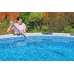 BESTWAY AquaSurge Poolpflege-Set mit akkubetriebenem Poolsauger, Kescher, Poolbürste 58831