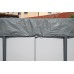 BESTWAY Winterfeste Premium Abdeckplane 470 cm, grau, rund 58951