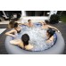 BESTWAY Lay-Z-Spa Santorini HydroJet Pro Whirlpool, 216 x 80 cm, 5-7 Personen 60075