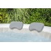 BESTWAY Lay-Z-Spa Xtras Gepolstertes Nackenkissen Set, 23 x 13 x 5 cm 60316