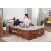 BESTWAY AlwayzAire Fortech Doppelluftbett mit integrierter Pumpe, 203 x 152 x 51 cm 69160