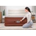 BESTWAY AlwayzAire Fortech Doppelluftbett mit integrierter Pumpe, 203 x 152 x 51 cm 69160