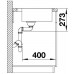 BLANCO ZEROX 400 IF / A Edelstahl mit Deichsel 523100