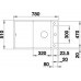 BLANCO AXIA III 45 S Silgranit inkl. Glasschneidbrett anthrazit InFino Ablauf 523183