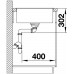 BLANCO AXIA III 45 S Silgranit inkl. Glasschneidbrett anthrazit InFino Ablauf 523183