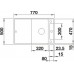 BLANCO AXIA III 45 S-F Silgranit inkl. Holzschneidbrett felsgrau InFino Ablauf 523194