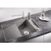 BLANCO AXIA III 45 S-F Silgranit inkl. Holzschneidbrett felsgrau InFino Ablauf 523194