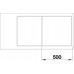 BLANCO AXIA III 5 S-F Silgranit inkl. Glasschneidbrett alumetallic InFino Ablauf 523233
