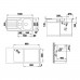 BLANCO DINAS 6 S Edelstahl Bürstfinish Becken reversibel 523379