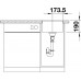 BLANCO Granitspüle Subline 320-F InFino aluminium 523418