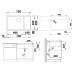 BLANCO SUBLINE 700 U Level Silgranit PuraDur 2 champagner InFino Ablauf 523458